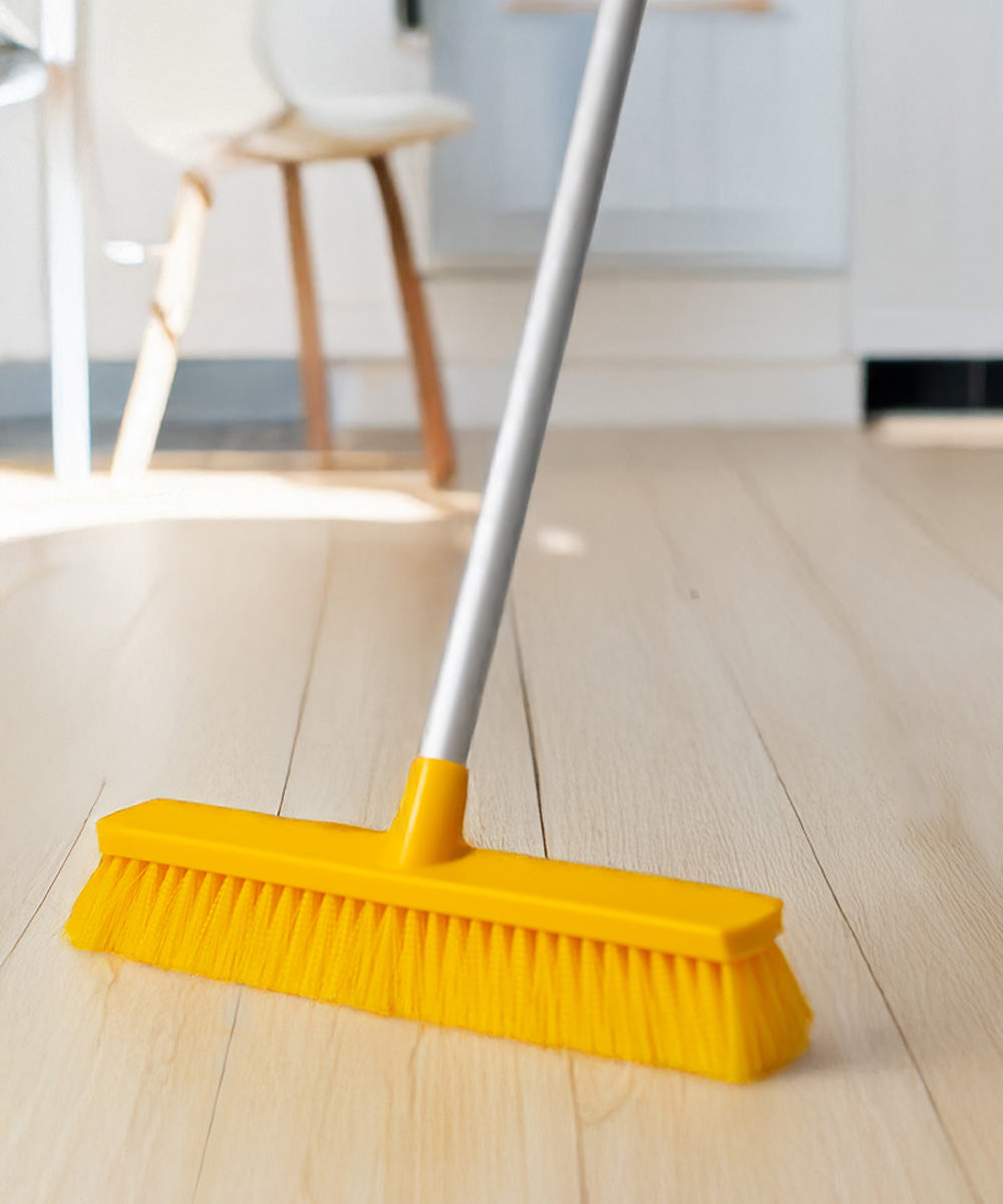 Everyday Wide Sweeping Broom 380mm - Yellow (Soft)